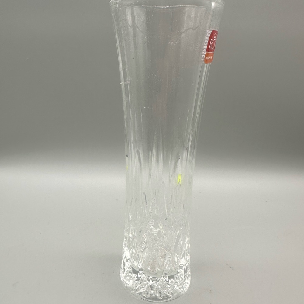 Elegant Clear Glass Vase